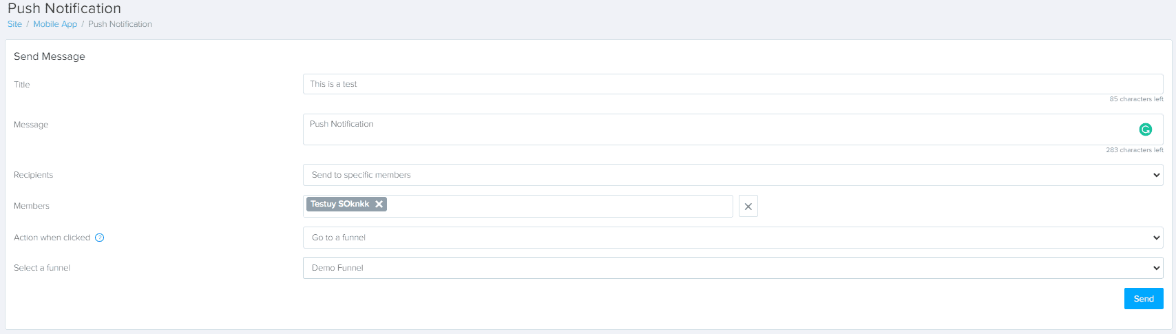 App Push Notifications