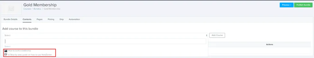 Step 4 How To Build A Membership Site on New Zenler 4