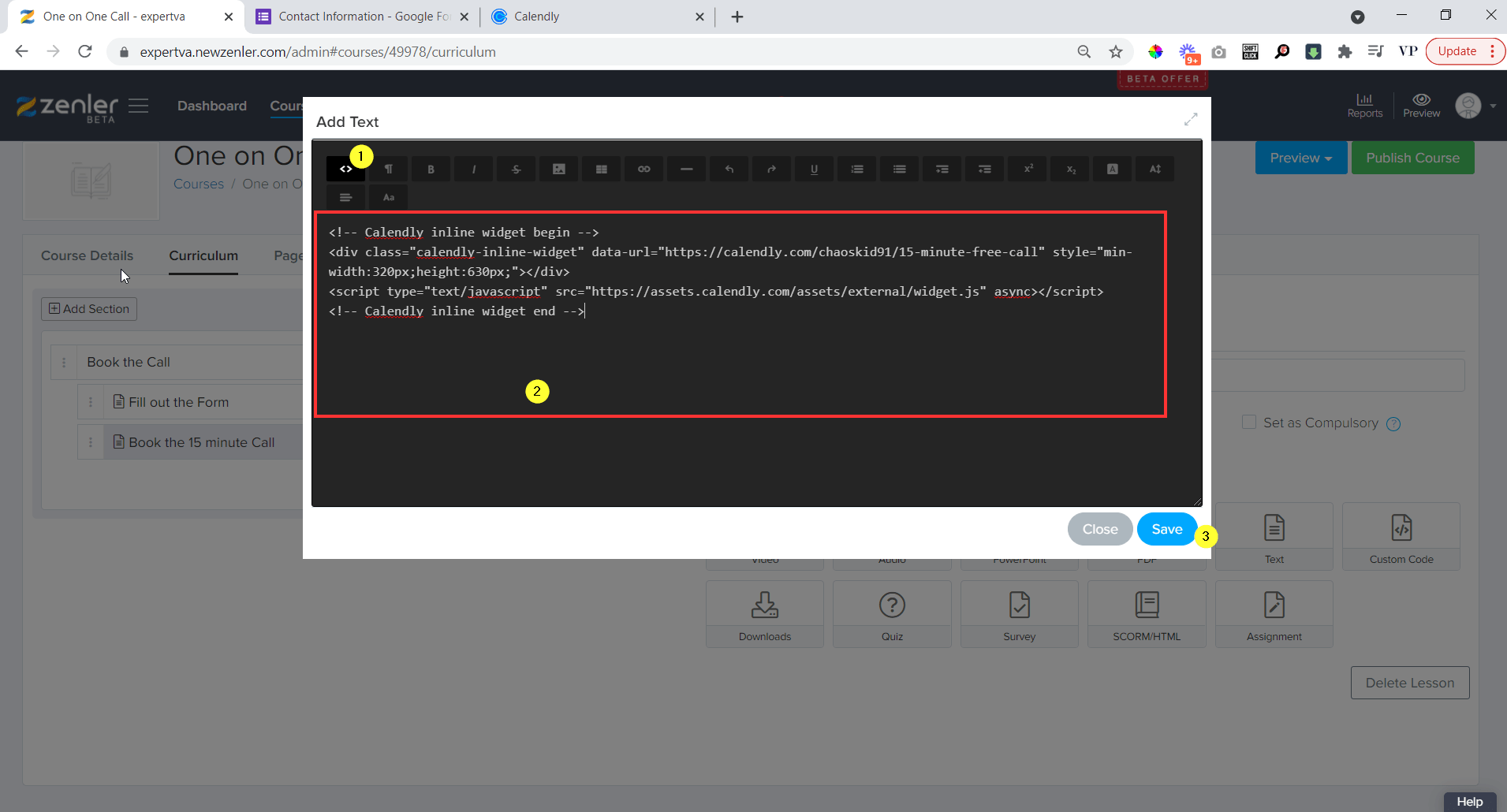 open code editor and paste the code and click on save open code editor and paste the code and click on save