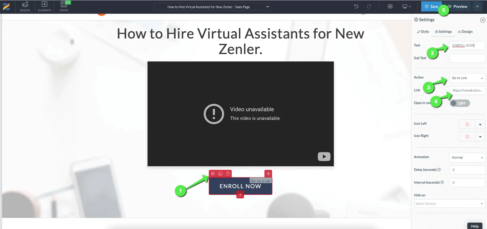 update the button update the button